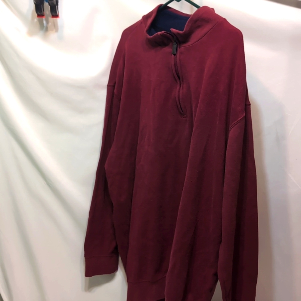 US Polo Association mens red 1/4 zip pullover jacket Size XXL